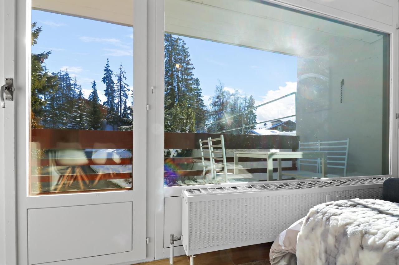 Appartement Cosy Et Renove Au Coeur De La Station Crans-Montana Dış mekan fotoğraf