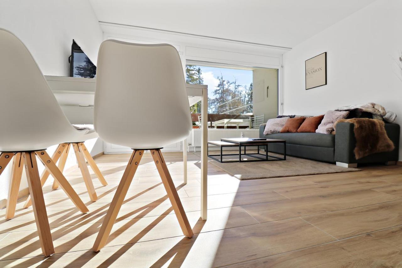 Appartement Cosy Et Renove Au Coeur De La Station Crans-Montana Dış mekan fotoğraf
